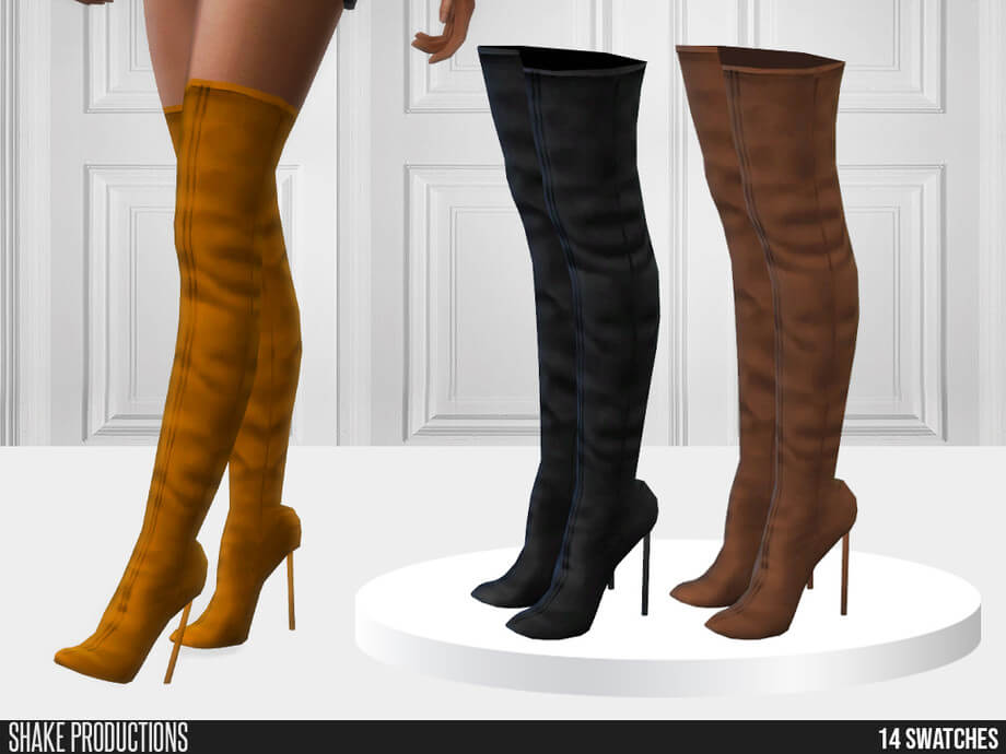 High Heel Boots By Shakeproductions Best Sims Mods