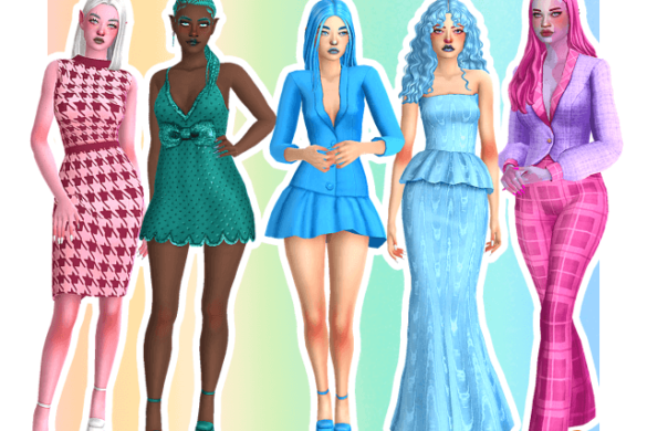 Sims 4 Natalia Slit Dress Best Sims Mods