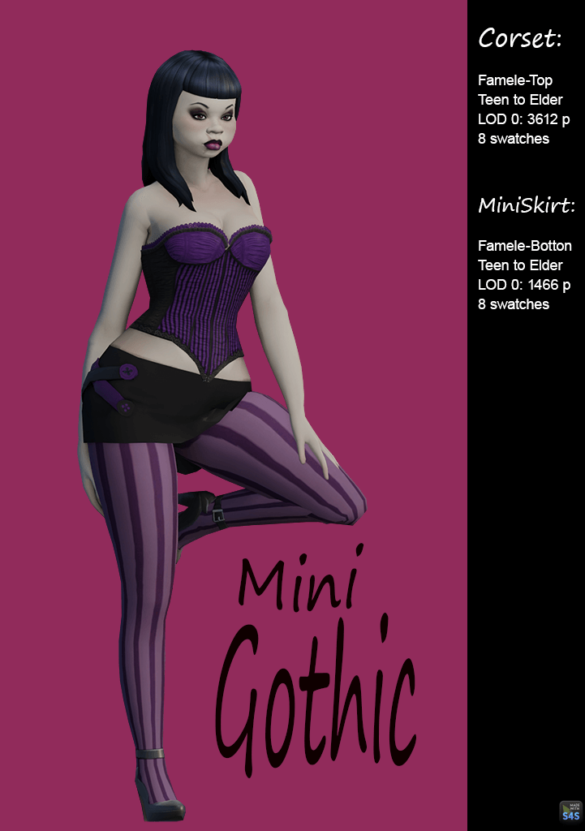 Sims 4 Mini Gothic
