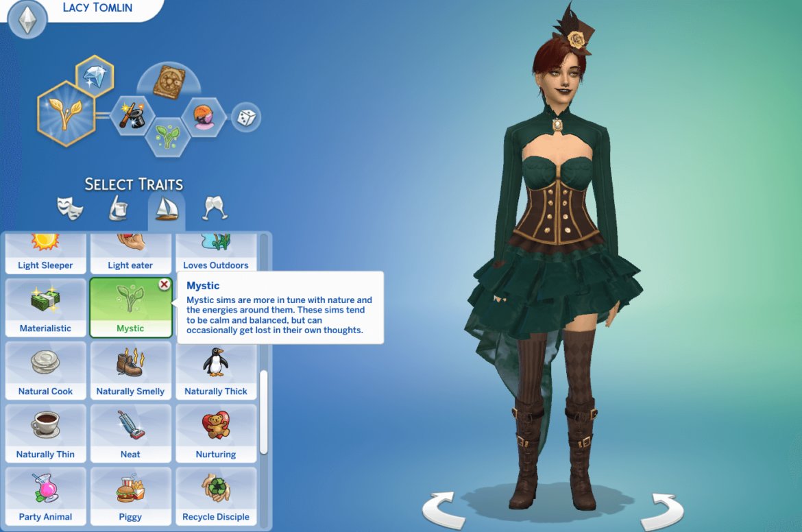 The Sims 4 Mystic Trait