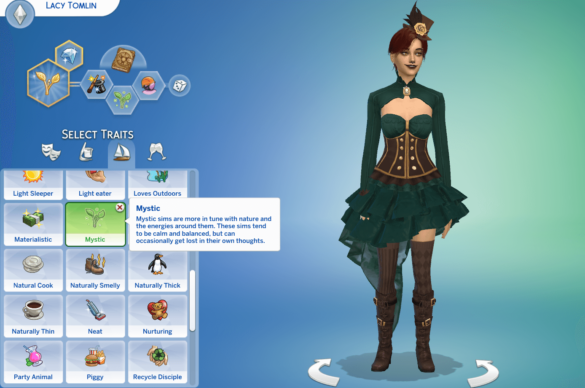 The Sims 4 Mystic Trait