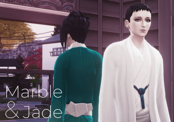 Sims 4 kimono and yukata recolors