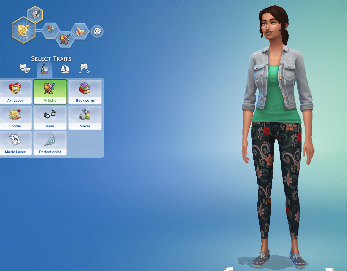 The Sims 4 Artistic Trait