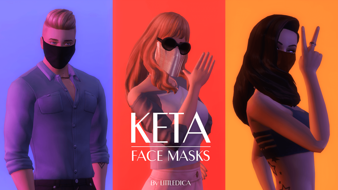 Sims 4 Myss Keta Inspired Face Masks