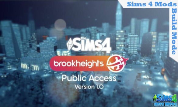 Sims 4 Open World Mod Brookheights 1.0 Public