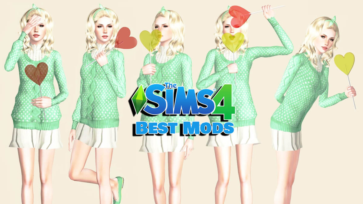 Sims 4 Poses Lollipop
