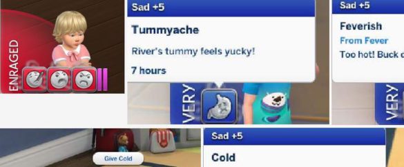 Sims 4 Toddler Sicknesses and Stacking Symptoms