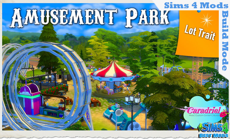 amusement park lot trait sims 4