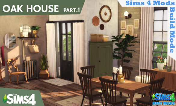 Sims 4 Oak House Part 1