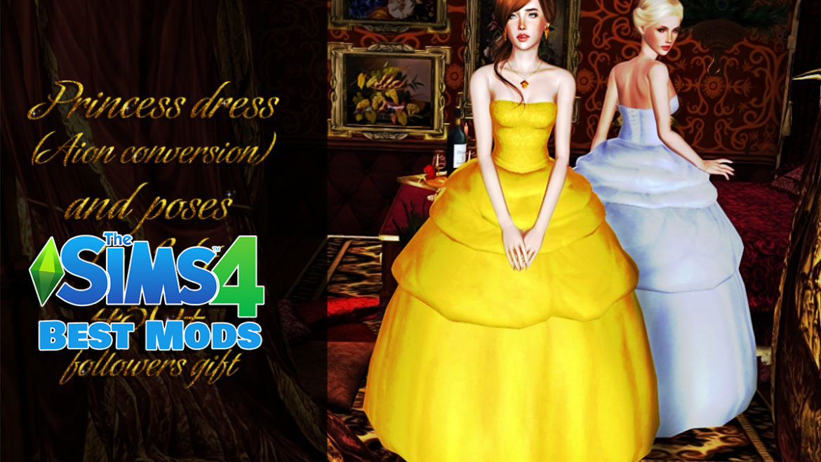 Sims 4 Princess Dress