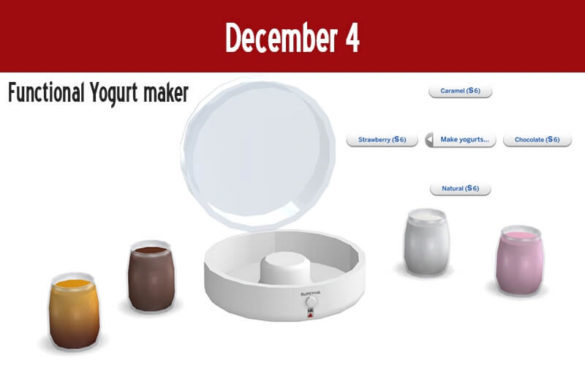 Sims 4 Functional Yogurt Maker