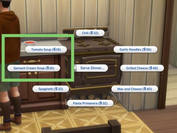 Sims 4 Custom Food Interactions