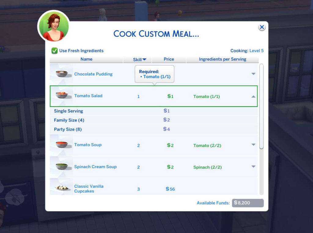 sims 4 custom content food