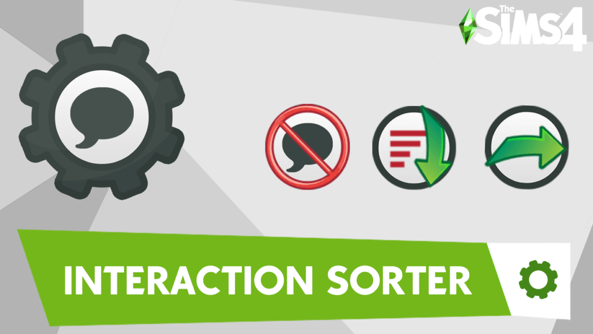 Sims 4 Move, Sort and Hide Interactions