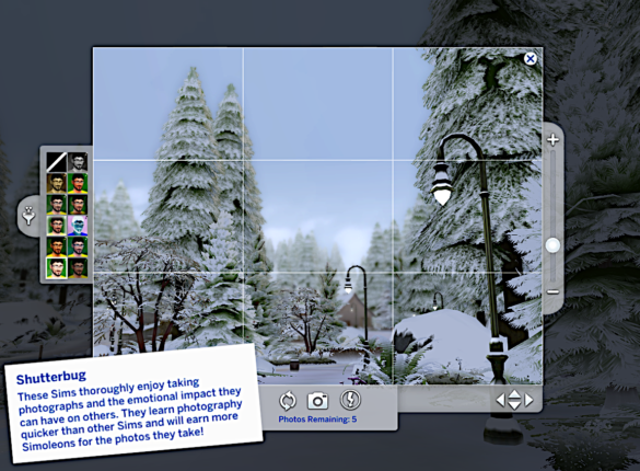 Sims 4 Shutterbug Trait