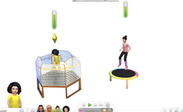 Sims 4 Kids Trampoline