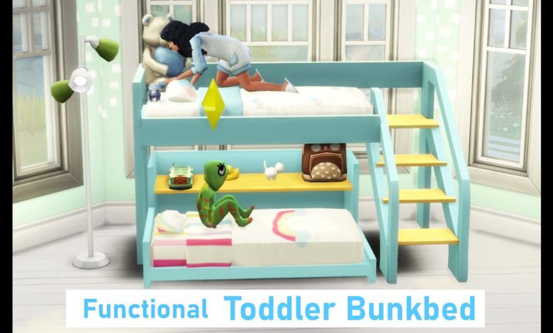 custom content bunk beds sims 4