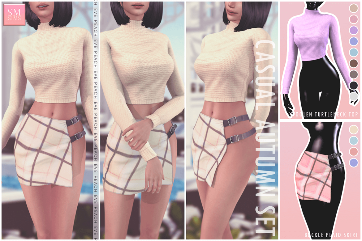 Sims 4 Casual Autumn Set