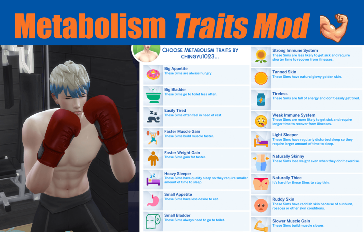 Sims 4 Metabolism Traits Mod V3