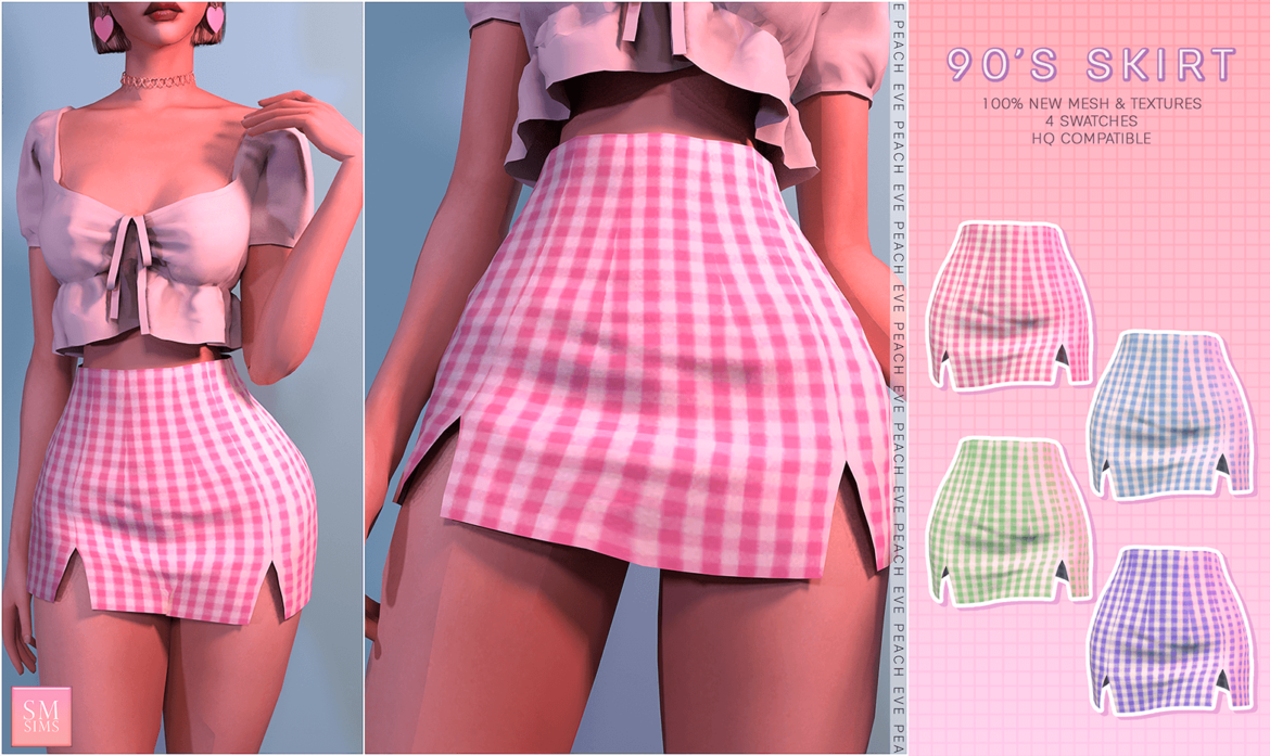 Sims 4 90’s Skirt