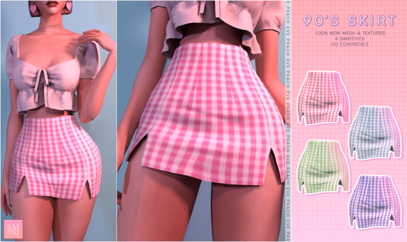 Sims 4 90’s Skirt