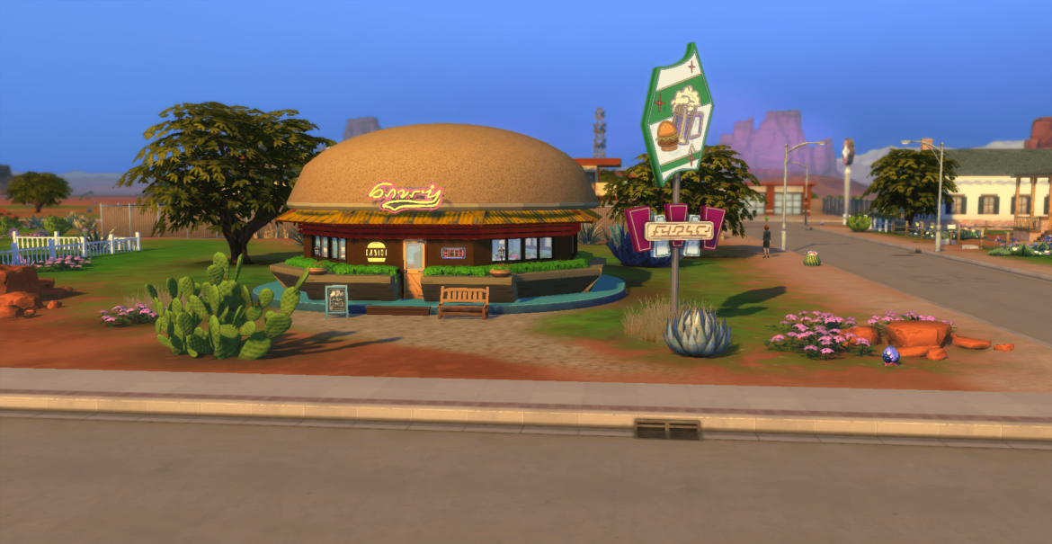 Sims 4 BurgerTime Diner