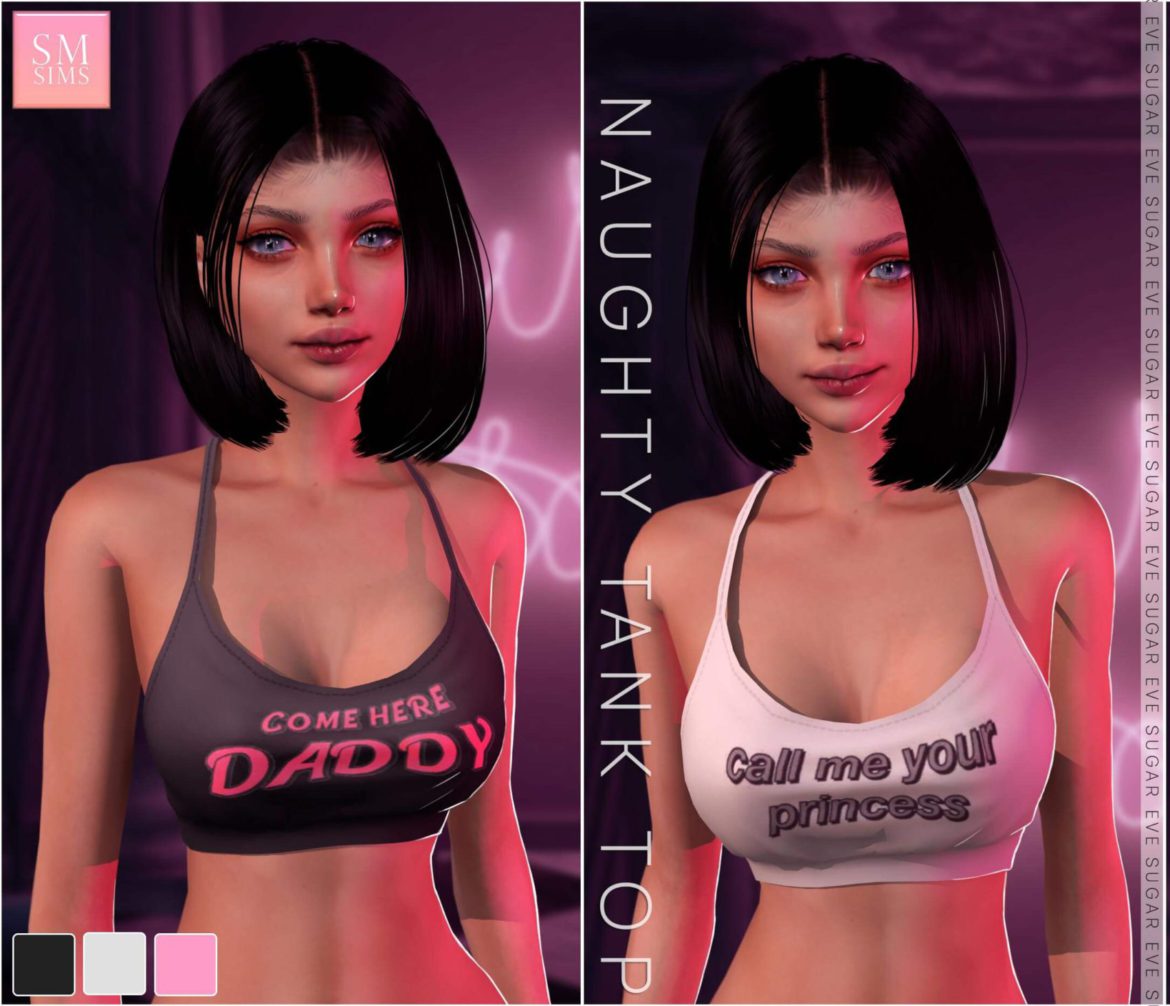 Sims 4 Naughty Tank Top
