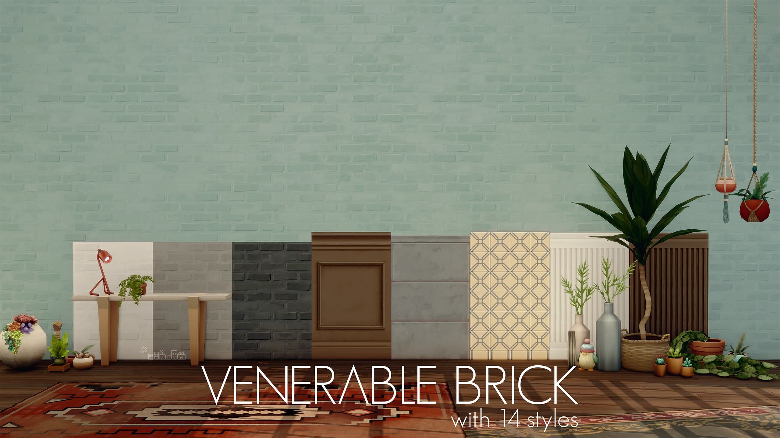 kitchen brick wall sensationaldesigns sims 4