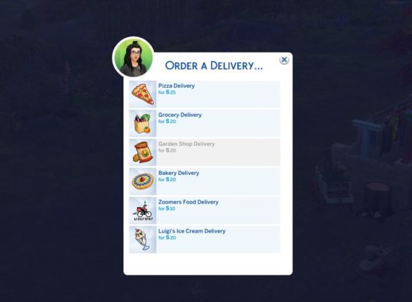 Sims 4 Cottage – More Delivery Services