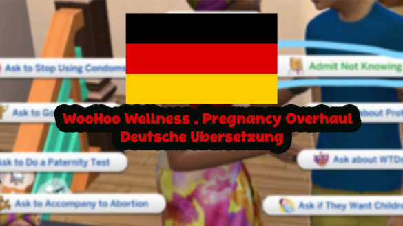 Sims 4 WooHoo Wellness Mod Deutsche Übersetzung