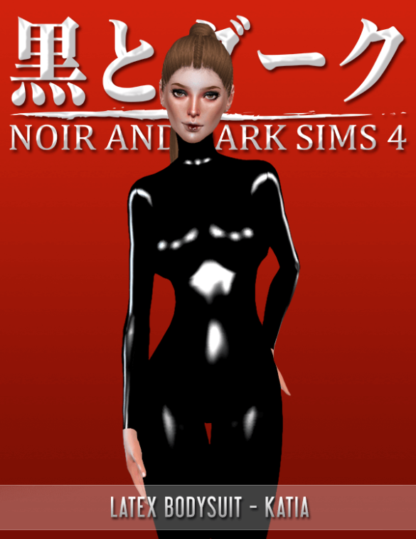 TS4 Latex Bodysuit Katia