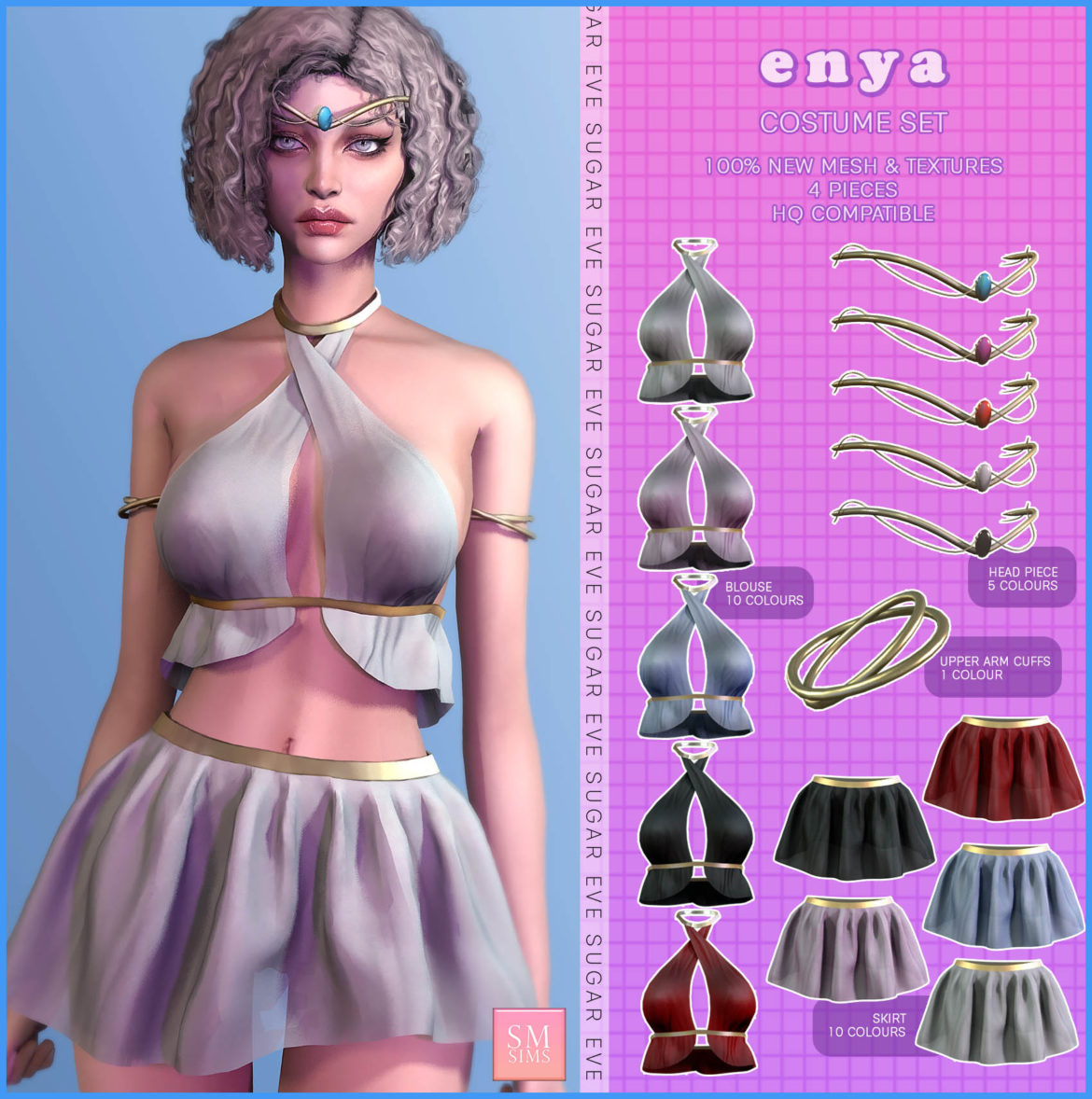 Sims 4 enya costume set