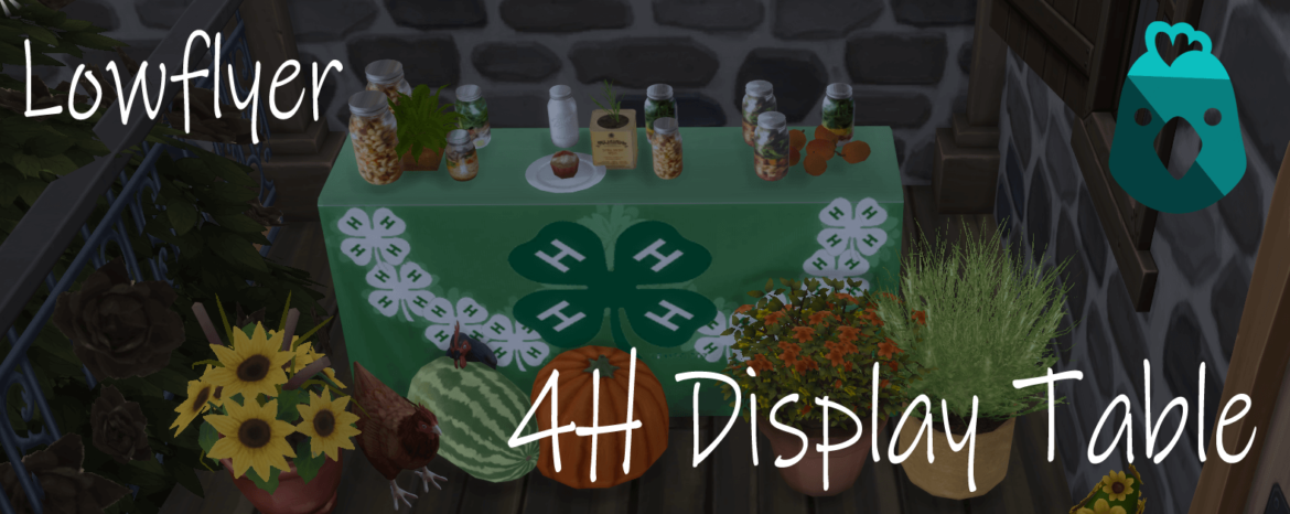 Sims 4 4-H Display Table