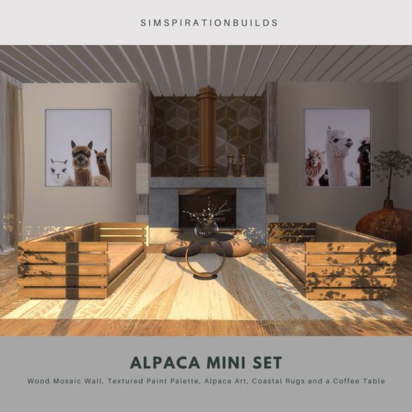 Sims 4 Alpaca mini set
