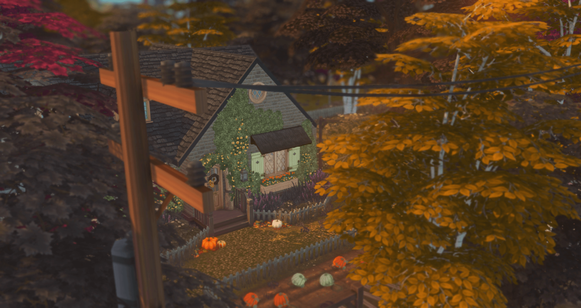 Sims 4 autumn cozy cottage