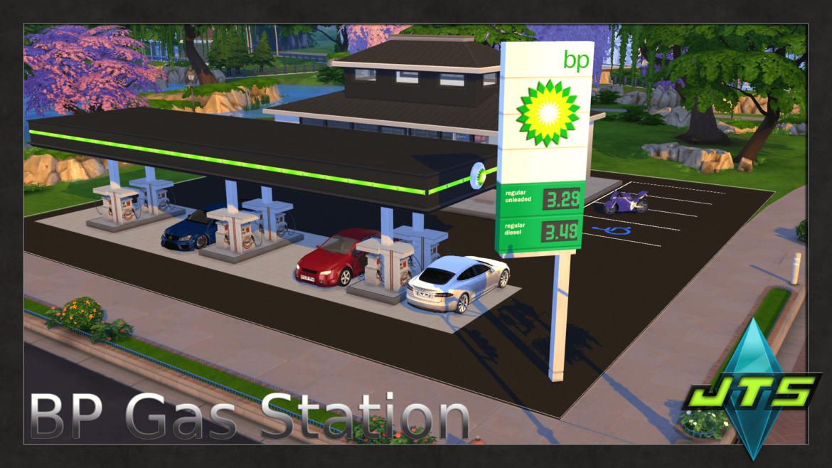 Sims 4 BP Gas Station