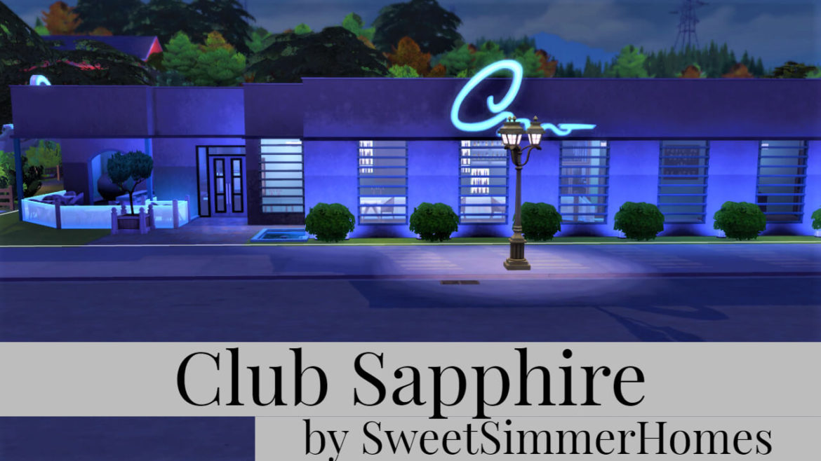 Sims 4 Club Sapphire