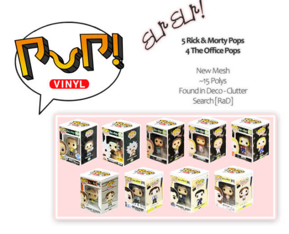 Sims 4 Rick & Morty Pop’s