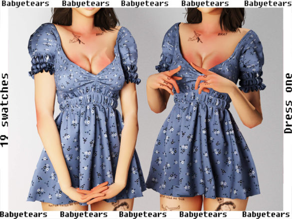 Sims 4 sexy dress one mesh