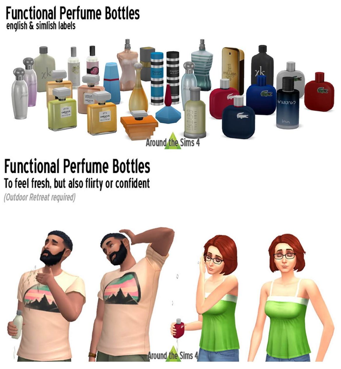 Sims 4 Functional perfumes