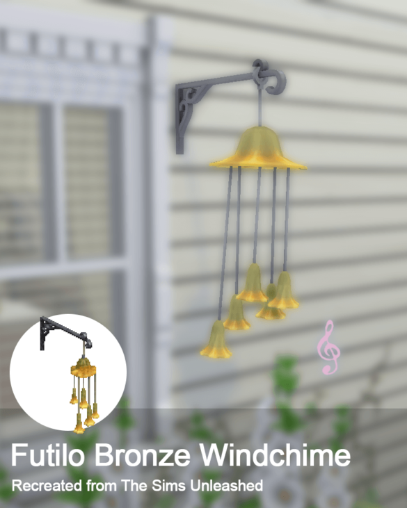Sims 4 futilo bronze windchime