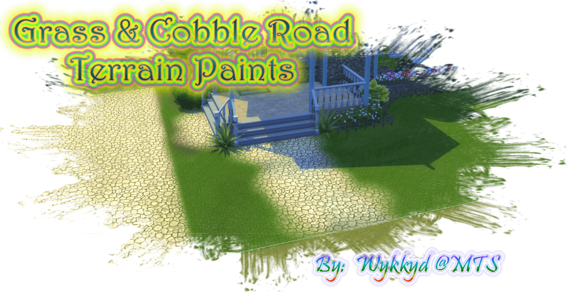 Sims 4 Grass & Cobble Stones – Terrain Paints