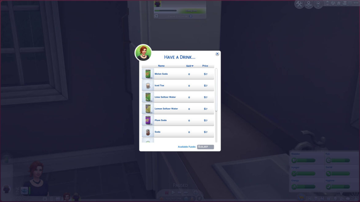 Sims 4 More Cold Drinks from the Fridge