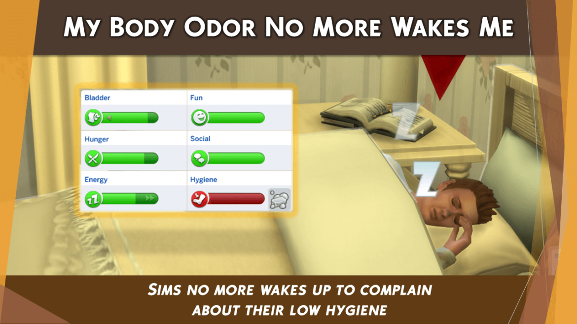 Sims 4 My Body Odor No More Wakes Me