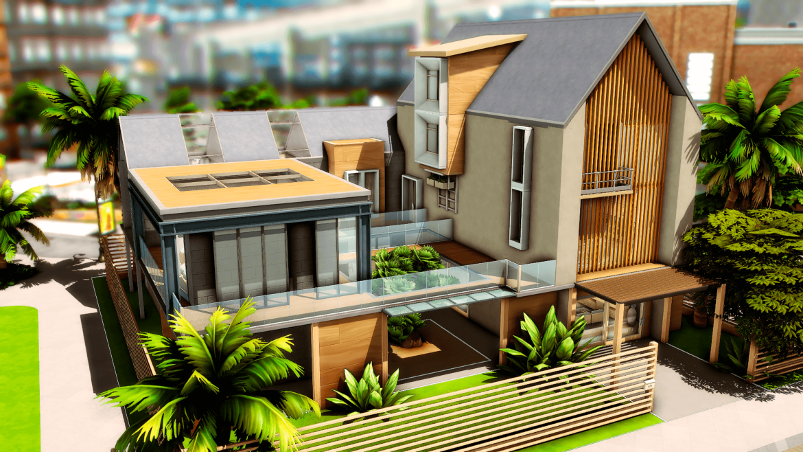Sims 4 NO CC – Scandinavian House