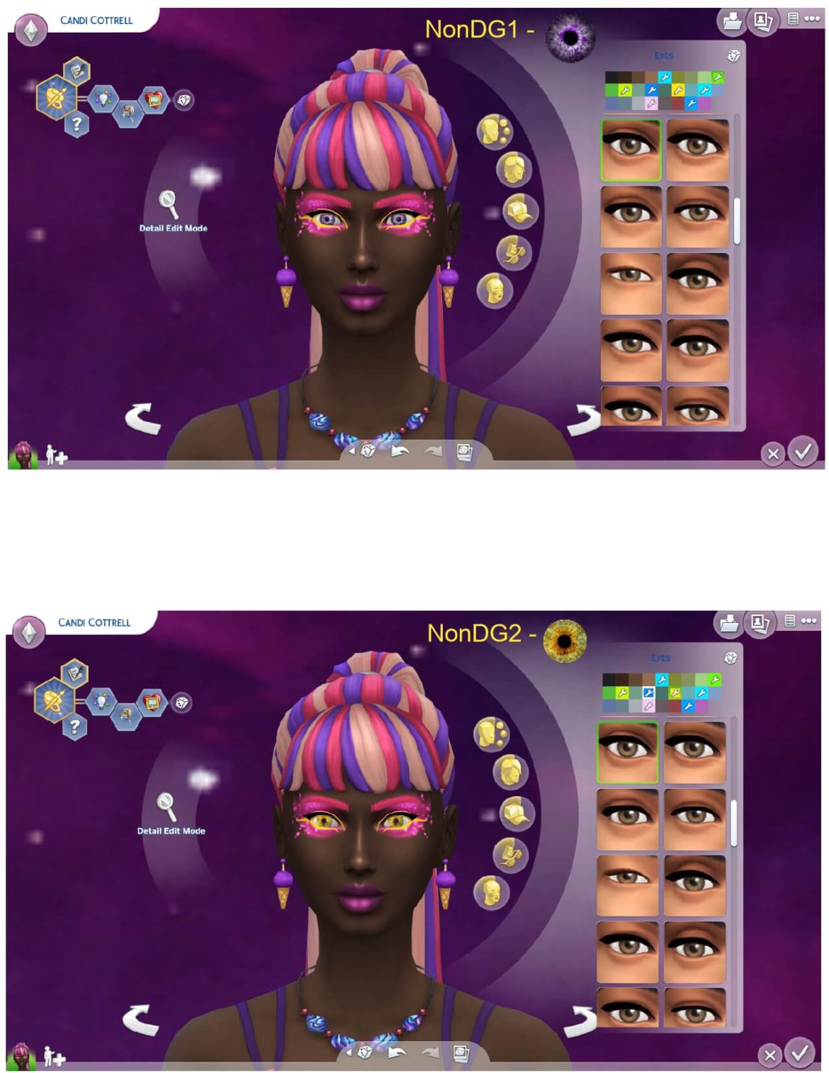 Sims 4 Non Default Galaxy Eyes