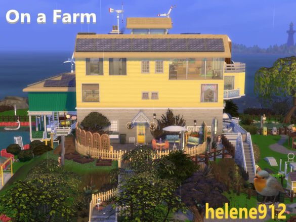 Sims 4 On a Farm by helene912, NO CC.
