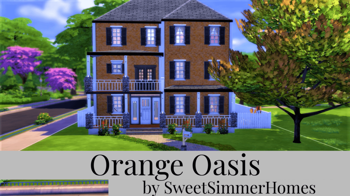 Sims 4 Orange Oasis