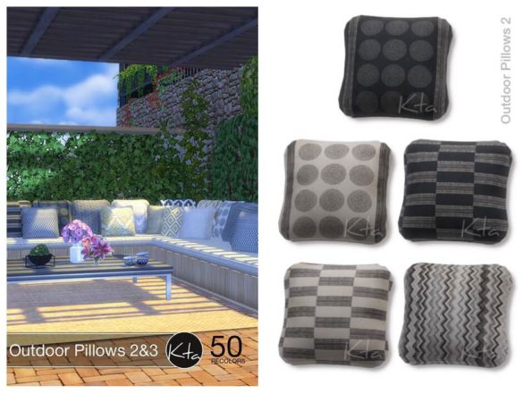 Sims 4 Outdoor Pillows