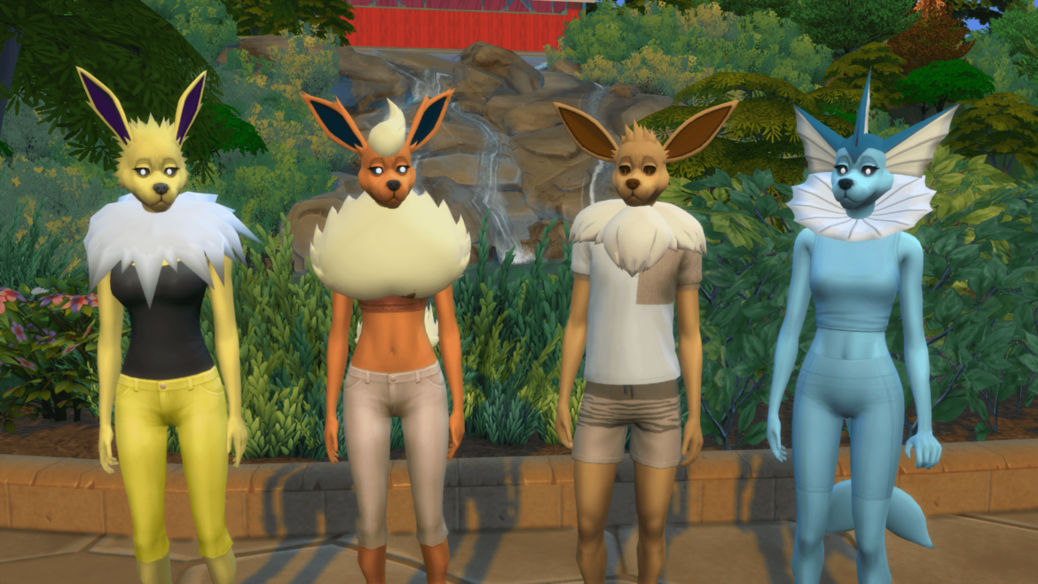 Pokemod By Leljas Play as Eevee, Flareon